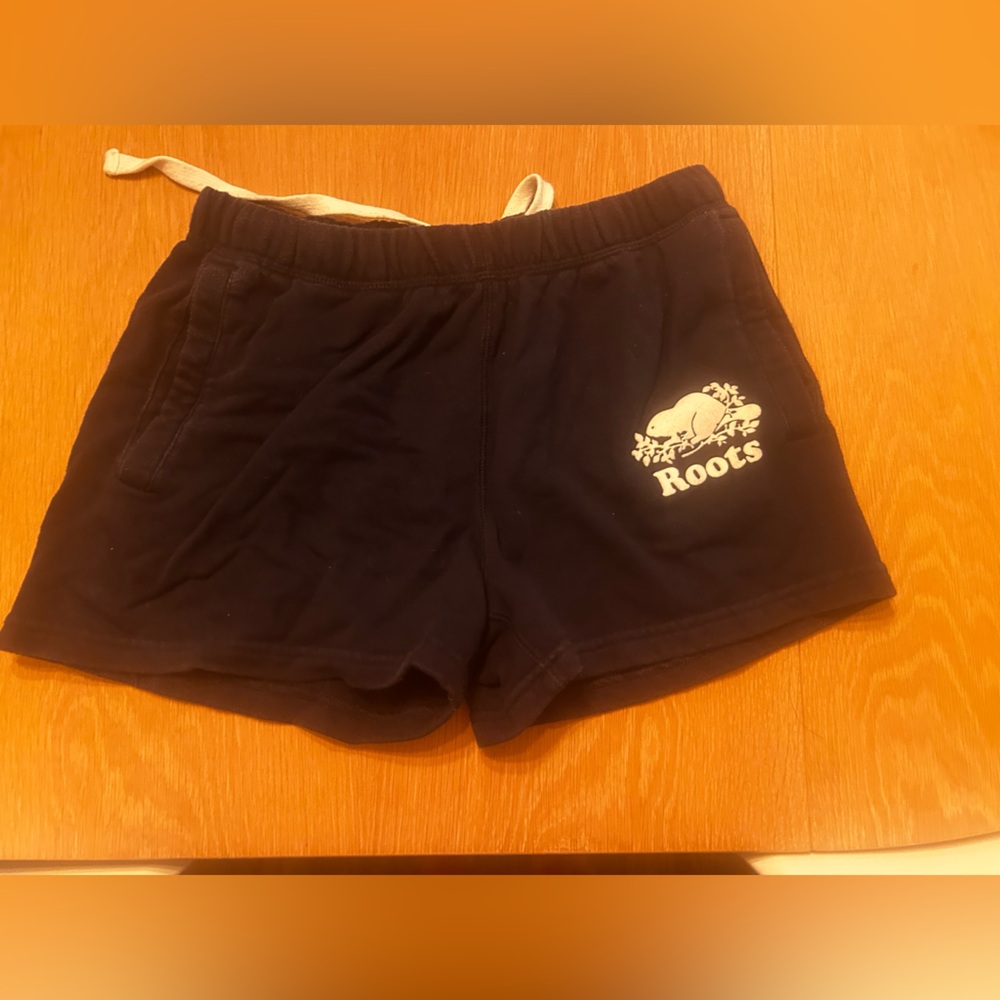 Roots Navy Blue sweat shorts